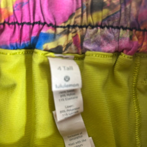 Lululemon Athletica Rainbow Athletic Shorts - Picture 2 of 2